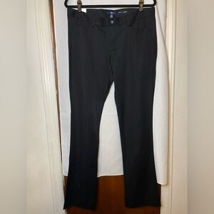 NWT GAP Black Stretch Extensible Dress Pants w Pockets Size 10R